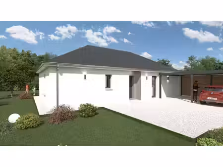 terrain avec maison neuve à vendre