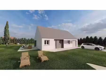 terrain avec maison neuve à vendre