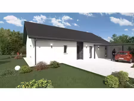 terrain avec maison neuve à vendre