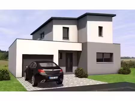 terrain avec maison neuve à vendre