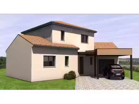 terrain avec maison neuve à vendre