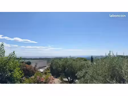 maison vue sur mer  piscine  domaine sécurisé
