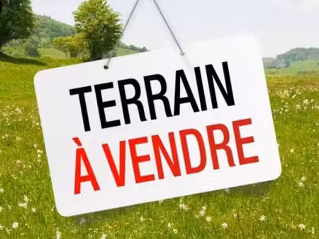 terrain constructible à vendre