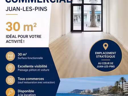 local commercial juan les pins