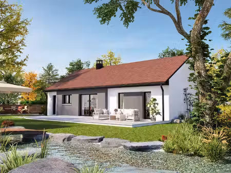 terrain avec maison neuve à vendre