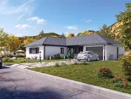 terrain avec maison neuve à vendre