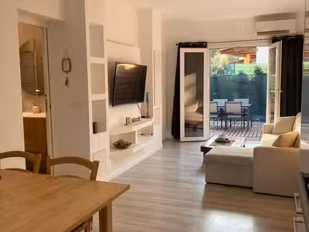 location appartement meuble de 45m2 avec terrasse et jardin du 1er octobre au 30 avril