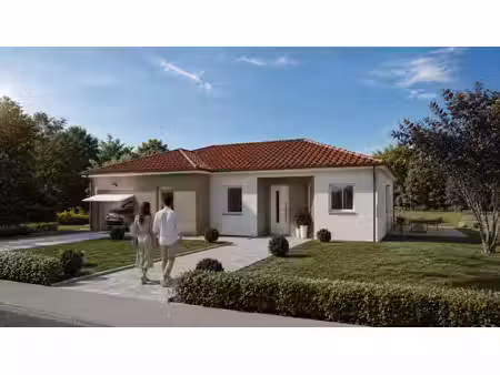 terrain avec maison neuve à vendre