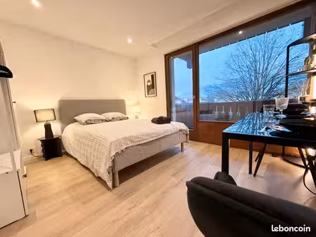 studio à argonay – location 1 à 3 mois – tout inclus