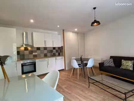 appartement t2 avec terrasse et jardin
