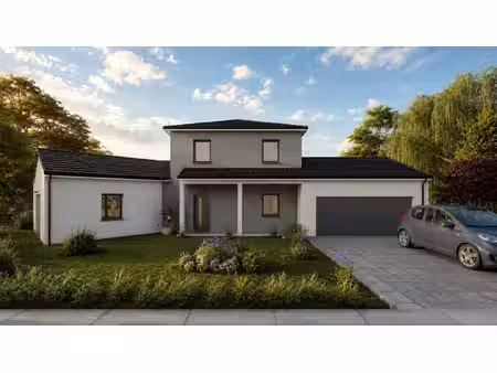 terrain avec maison neuve à vendre