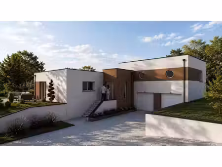 terrain avec maison neuve à vendre