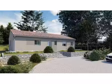 terrain avec maison neuve à vendre