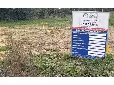 vente terrain 400 m² à saint-gabriel-brécy (14480)  64 900 €