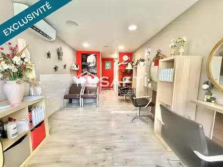 salon de coiffure clé en main  emplacement idéal  clientèle fidèle