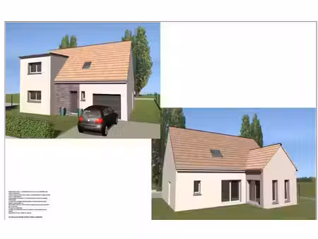 terrain avec maison neuve à vendre