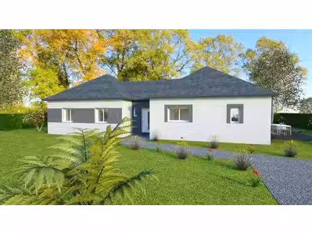 terrain avec maison neuve à vendre