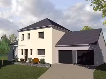 terrain avec maison neuve à vendre
