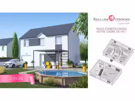 terrain avec maison neuve à vendre