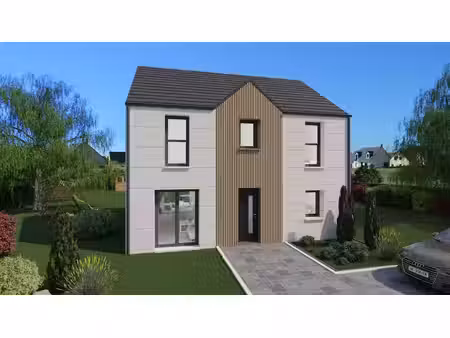 terrain avec maison neuve à vendre