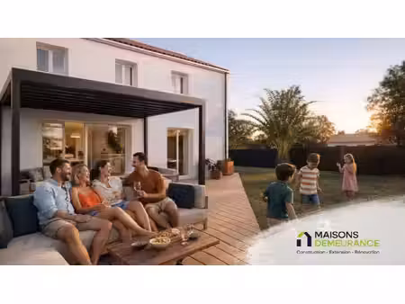 terrain avec maison neuve à vendre