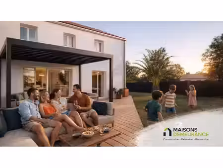 terrain avec maison neuve à vendre