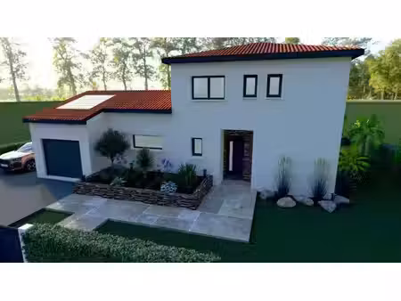 terrain avec maison neuve à vendre