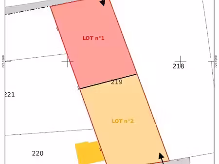vente terrain 2091 m² à primelin (29770)  95 400 €