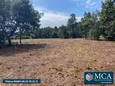 vente terrain 700 m² à pontenx-les-forges (40200)  98 500 €
