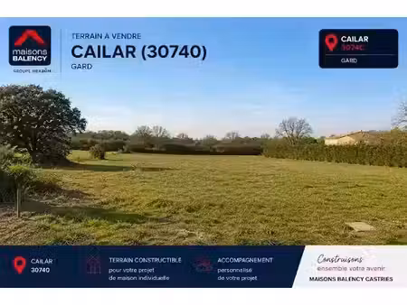 vente terrain 241 m² à le cailar (30740)  129 900 €