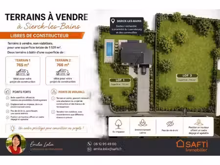 terrain constructible à vendre