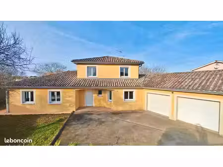 maison 165 m2 - 5 pièces - grand jardin  garage double