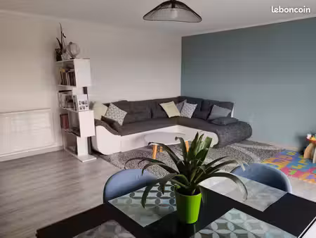 appartement traversant meublé 81 m² – 2 chambres – garage + parkings – vue mont-blanc