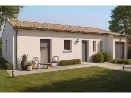 terrain avec maison neuve à vendre