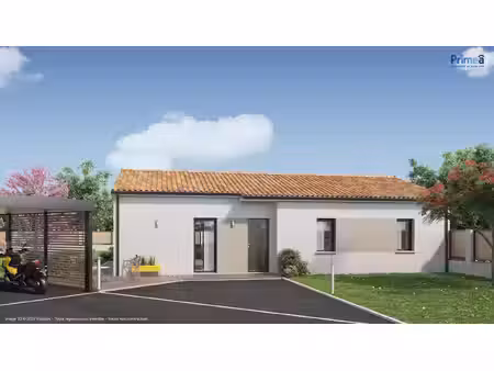 terrain avec maison neuve à vendre