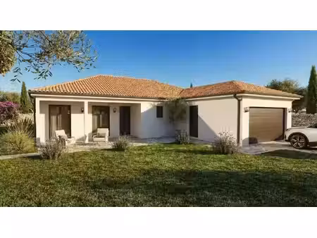 terrain avec maison neuve à vendre