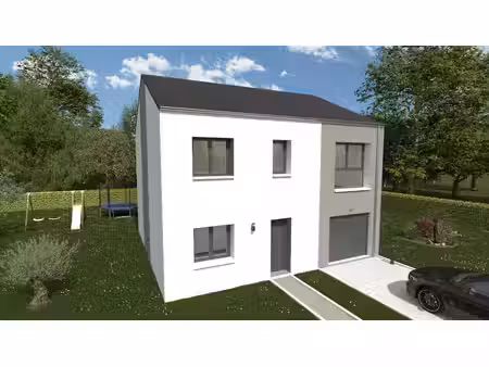 terrain avec maison neuve à vendre