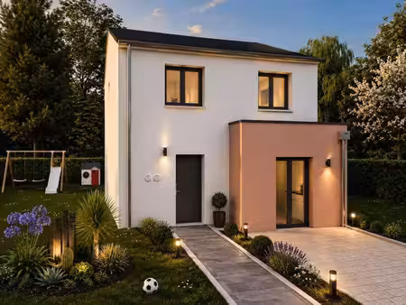 terrain avec maison neuve à vendre
