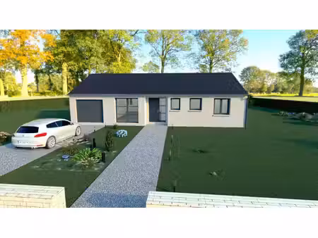 terrain avec maison neuve à vendre