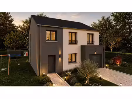 terrain avec maison neuve à vendre
