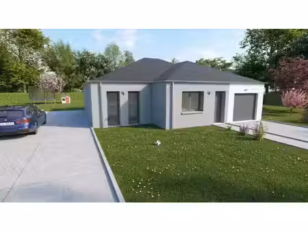 terrain avec maison neuve à vendre