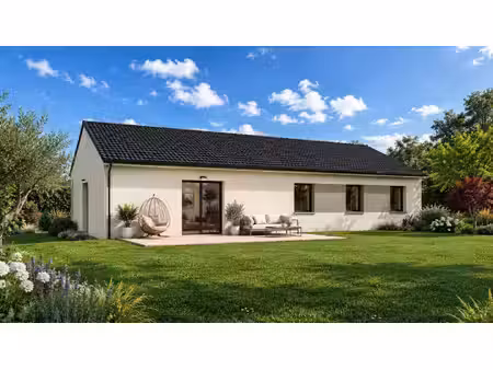 terrain avec maison neuve à vendre