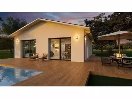 terrain avec maison neuve à vendre