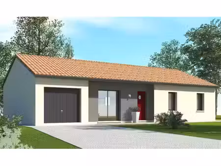 terrain avec maison neuve à vendre