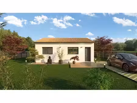 terrain avec maison neuve à vendre