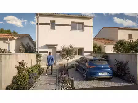 terrain avec maison neuve à vendre
