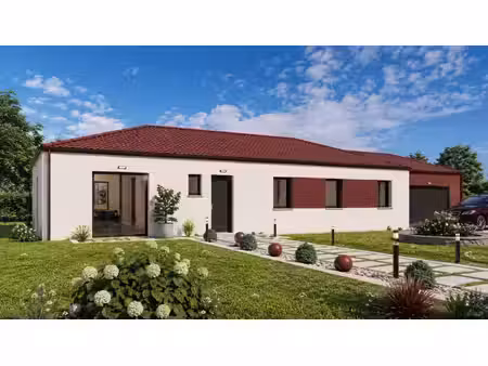 terrain avec maison neuve à vendre
