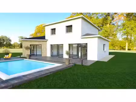 terrain avec maison neuve à vendre