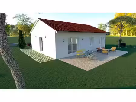 terrain avec maison neuve à vendre