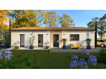 terrain avec maison neuve à vendre